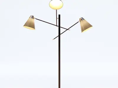 Floor Lamp in Style of Mulberry Design 3D model