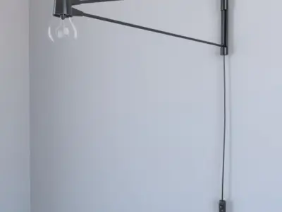 Modern Lamp 3D model 14
