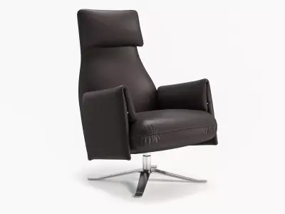 Senator Armchair and Ottoman 3D model