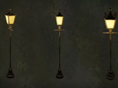 Lamp Street Series LumixLu LT2 Group 2 N1 3D model