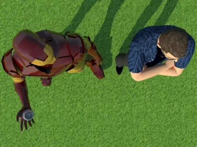 Iron man 3D model 3D model