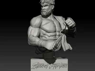 Ryu Street Fighter VI 3D print model