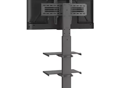 Fitueyes Universal Floor TV Stand for 32 to 65 Inch Screens 3D model