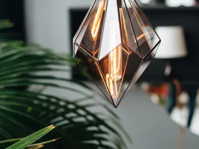 Pendant geometric glass light Tender Free 3D model