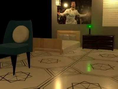 High-Quality 3D Interior Room Design 3D model