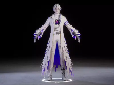 PRISM PRINCE Low-poly 3D model