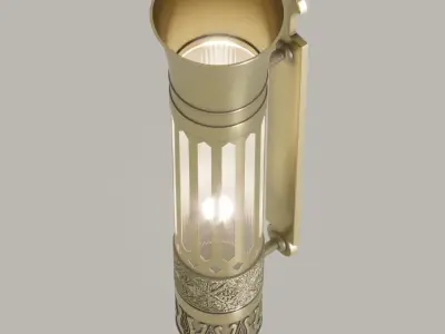 Oriental sconce 2021-06 3D model