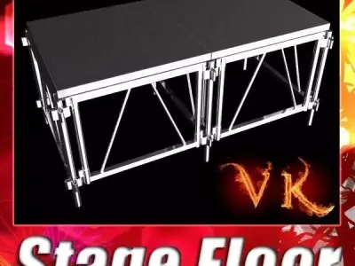 Stage Floor Platform 3D model
