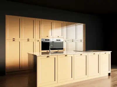74-Kitchen2 glossy 7 3D model