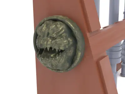 Vibro Spear Rack 1-18 Scale Kenner Hasbro 3D print model