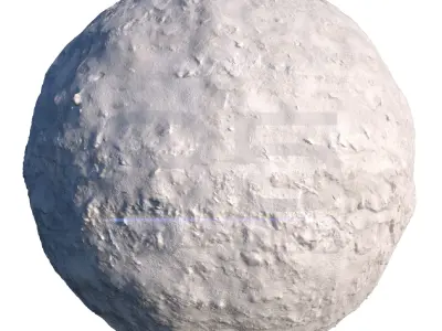 Snow road scan 37 tile 3D model