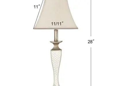 Alvina Table Light Lamp Set 3D model