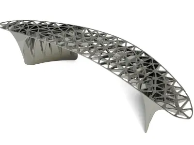 Sedona Bench 3D model