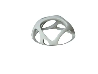 SciFi Cube Object No 49672 Low Poly Shape Low-poly 3D model