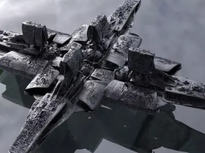 This spaceship design big  3D model