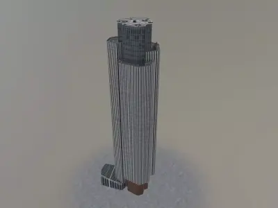 London Tower 42 Low-poly 3D model