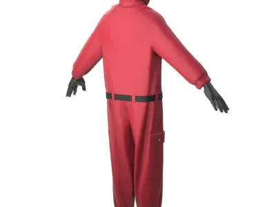 Squid Game Minion Low-poly 3D model