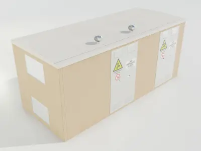 Prefabricated Electrical Substation 3D model