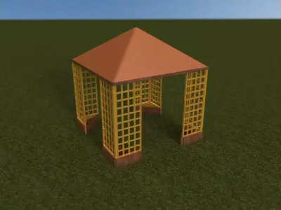 Gazebo 3D model order