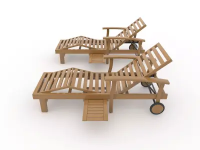 Sun Lounger 30 3D model