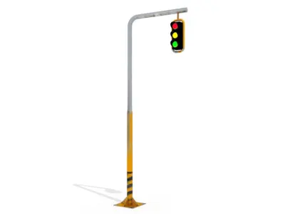 D A TRAFFIC LIGHT 001 3D model