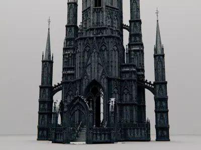 Gothic Chapel 3D model