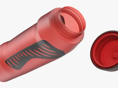  Mounted Bottle Cage with Sport Bottle on Electric Bicycle Frame 