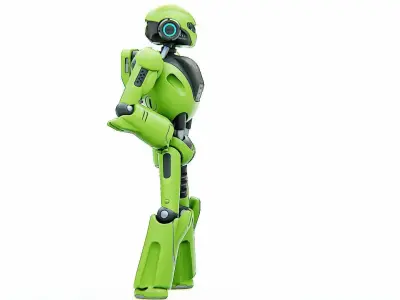 ANDROID KOSMO  RIGGED 3D model