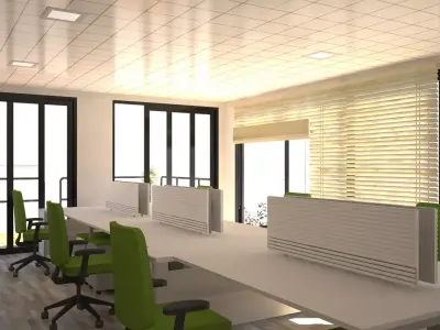 Container Office Building 3D model