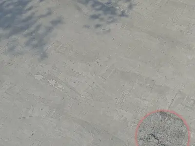 Ultra realistic Concrete floor Hq 2  3D model