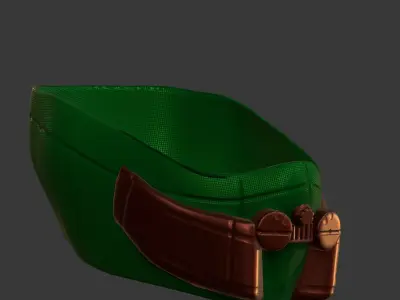 Gas mask helmet 3d model scifi Low-poly  Low-poly 3D model 225