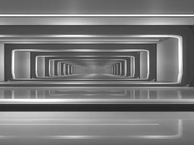 Sci Fi Corridor Low-poly 3D model 10