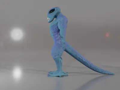 Alien Soldier Version 2 3D model