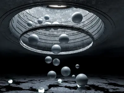 Sci-fi Cave 3D model