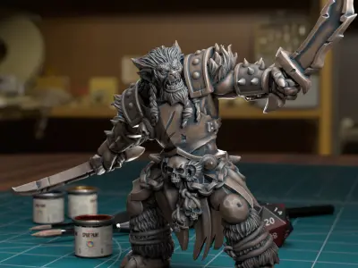 Bugbear Swords Pack - Pre supported 3D print model