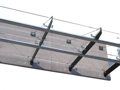 GLASS CANOPY NO7 A 3D model