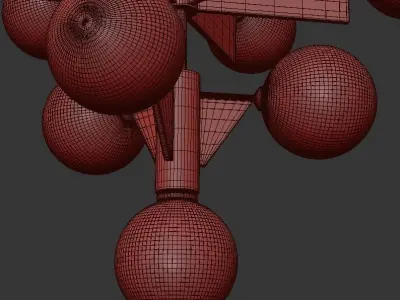PLANE CHANDELIER 3D model