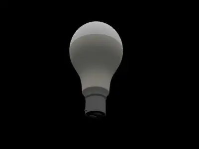 BULB LIGHT Low-poly 3D model