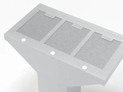 Robinhood 90cm Canopy Rangehood RWC90XCOM 3D model