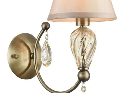 Wall Lamp Royal Classic Murano RC855-WL-01-R Maytoni Classic Free 3D model
