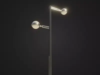 Street Light 22 Low-poly 3D model