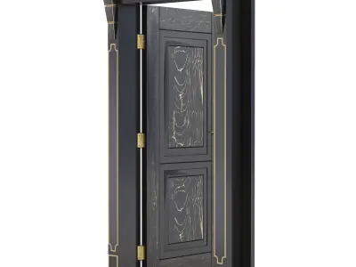 Dor-01 open door 3D model