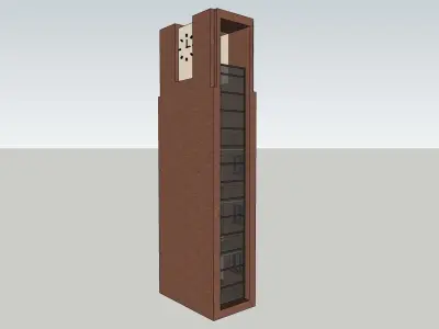 clock tower 3d model 3D model purchase