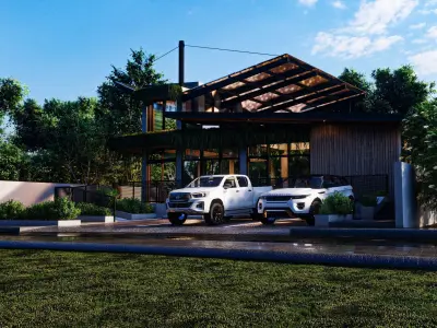 house Low-poly 3D model