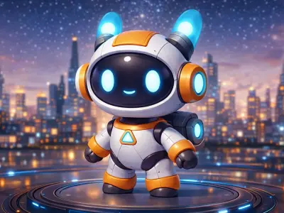 Low Poly Robot Character Low-poly 3D model