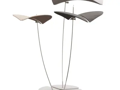 ego paris batyline blutenschirm umbrella 3D model
