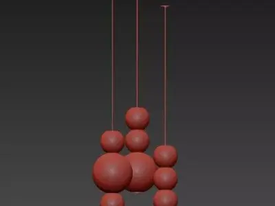 PEARLS 3 three balls 3D model