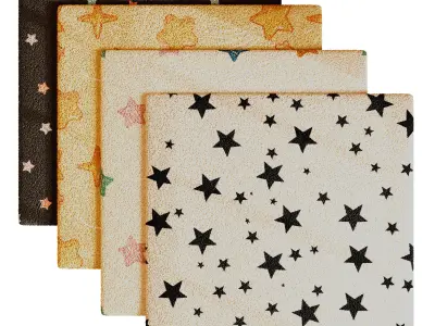 Kids Carpet Set 33 3D model