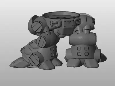 CHIBI-TECH SD - CORPORATION CHASSIS 3D print model