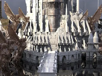 Halls of Zeus King of the gods Kit bash 3D model